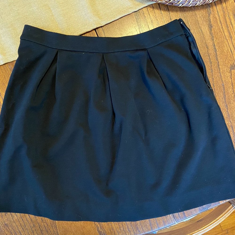 Madewell Black Pleated Skirt Size 4